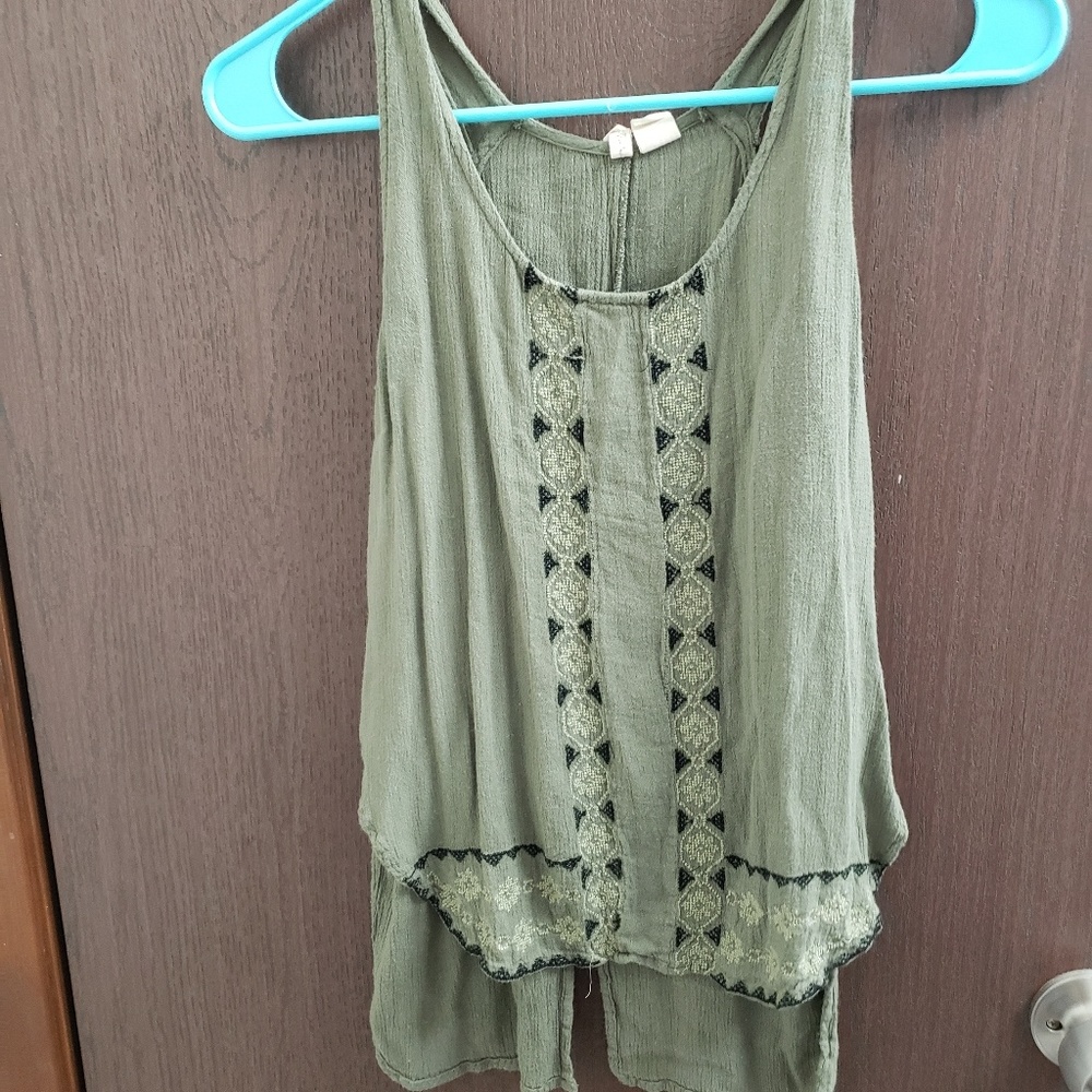 Dark Green Tank Top